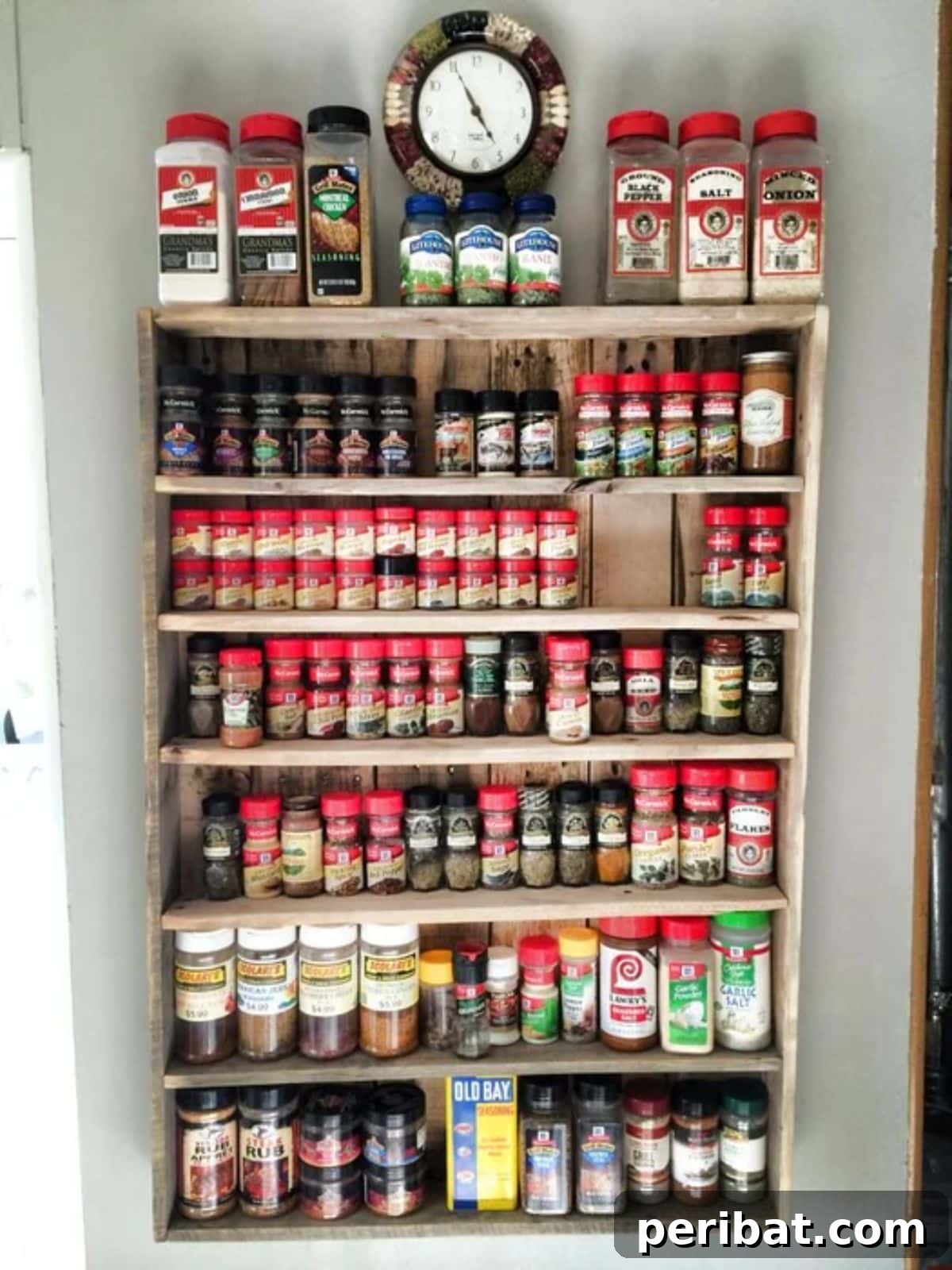 Spice Rack Mastery: 49 Projects and Products 16 Wood Pallet Spice Rack Shelves