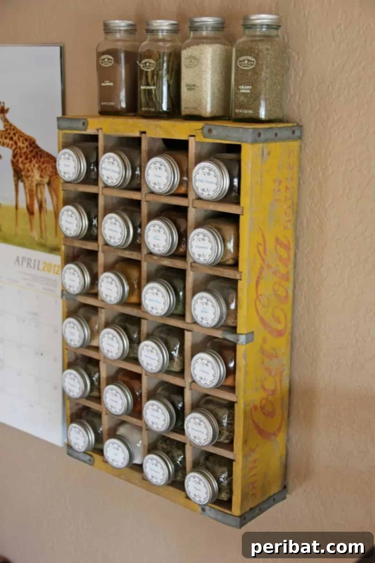 Spice Rack Mastery: 49 Projects and Products 24 Coca-Cola Crate Spice Rack