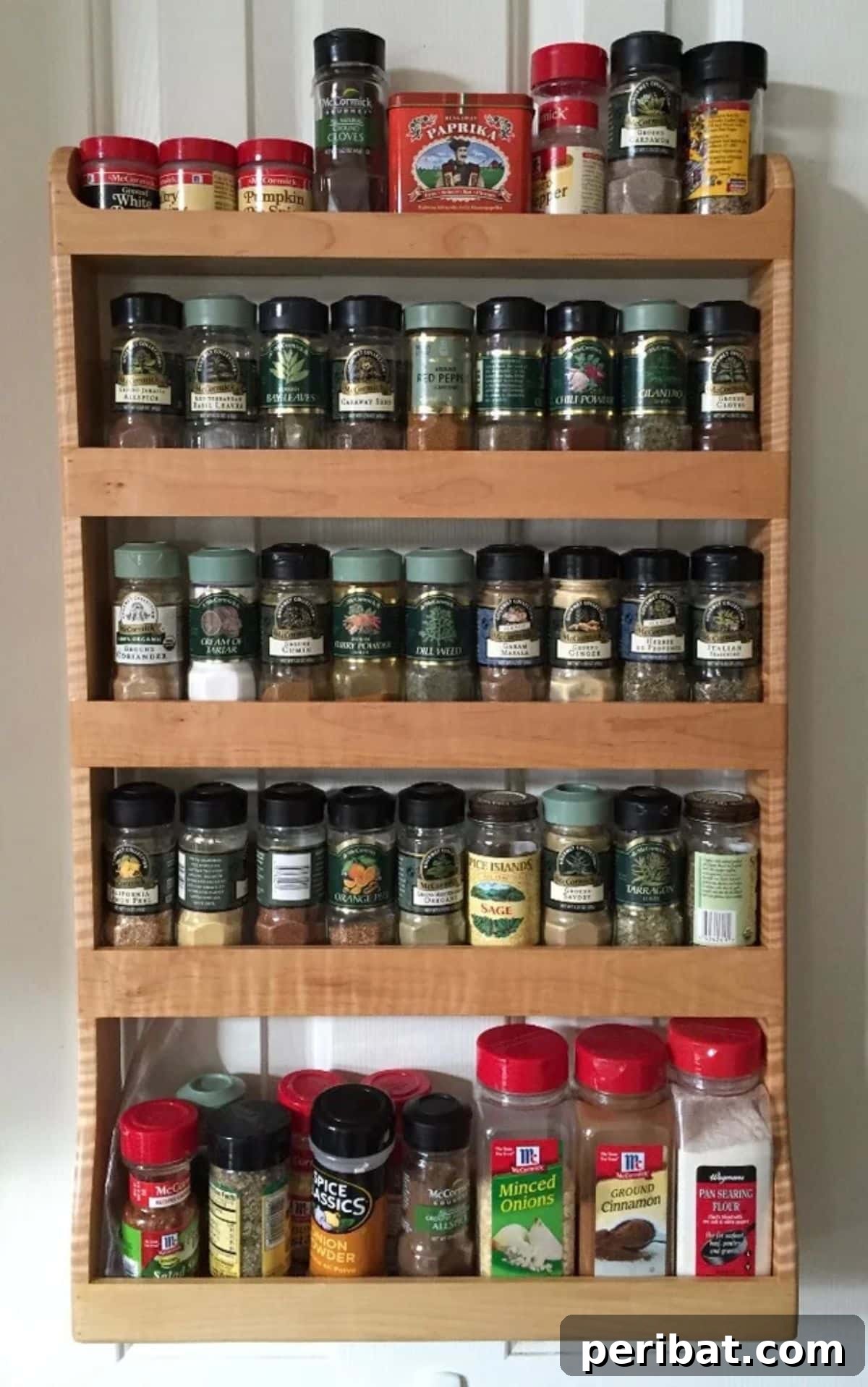 Spice Rack Mastery: 49 Projects and Products 25 Hanging Wall Spice Rack
