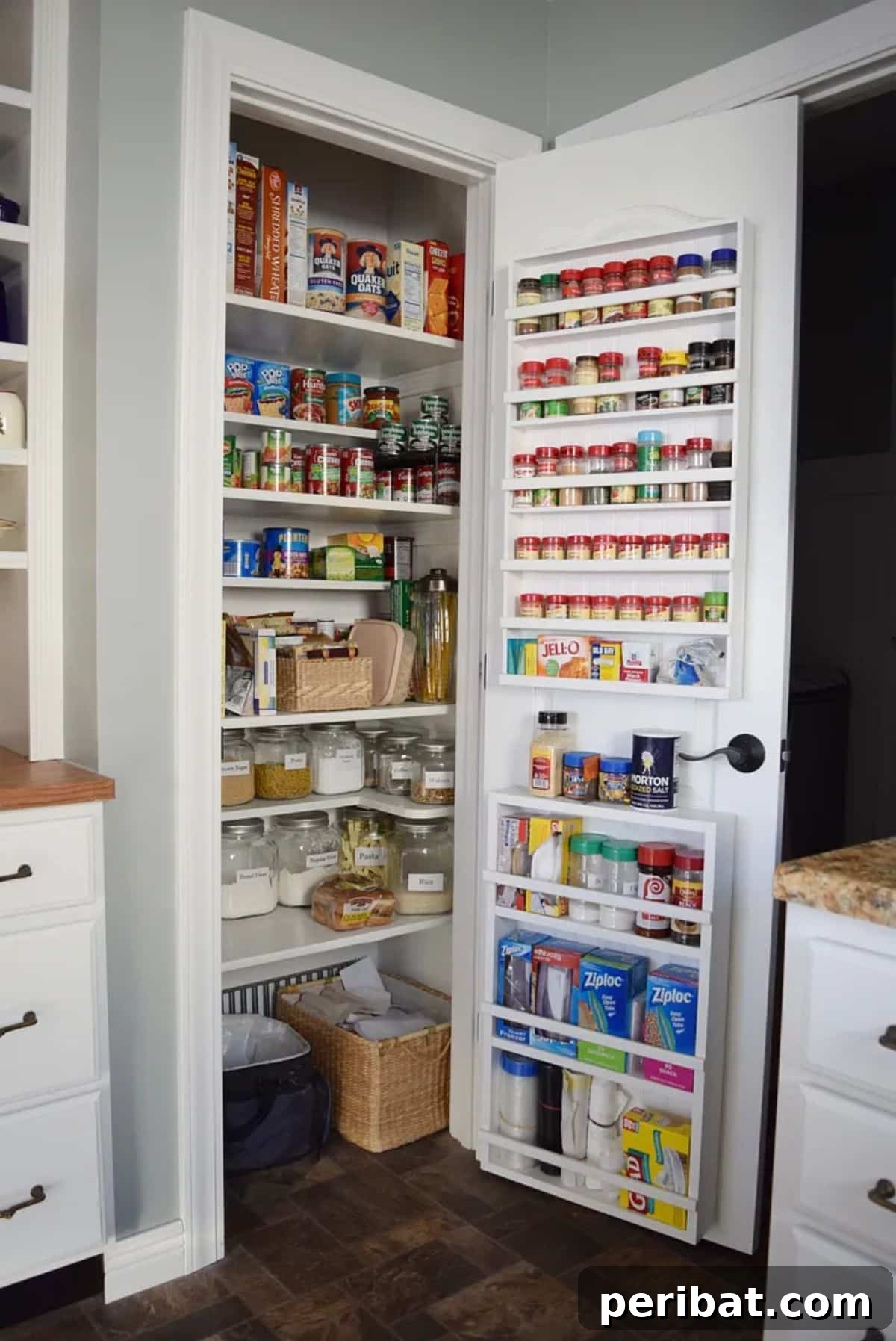 Spice Rack Mastery: 49 Projects and Products 27 DIY Pantry Spice Rack -