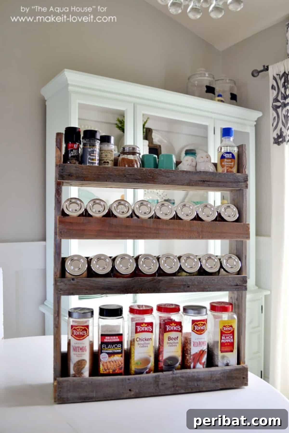Spice Rack Mastery: 49 Projects and Products 28 DIY Pallet Spice Rack