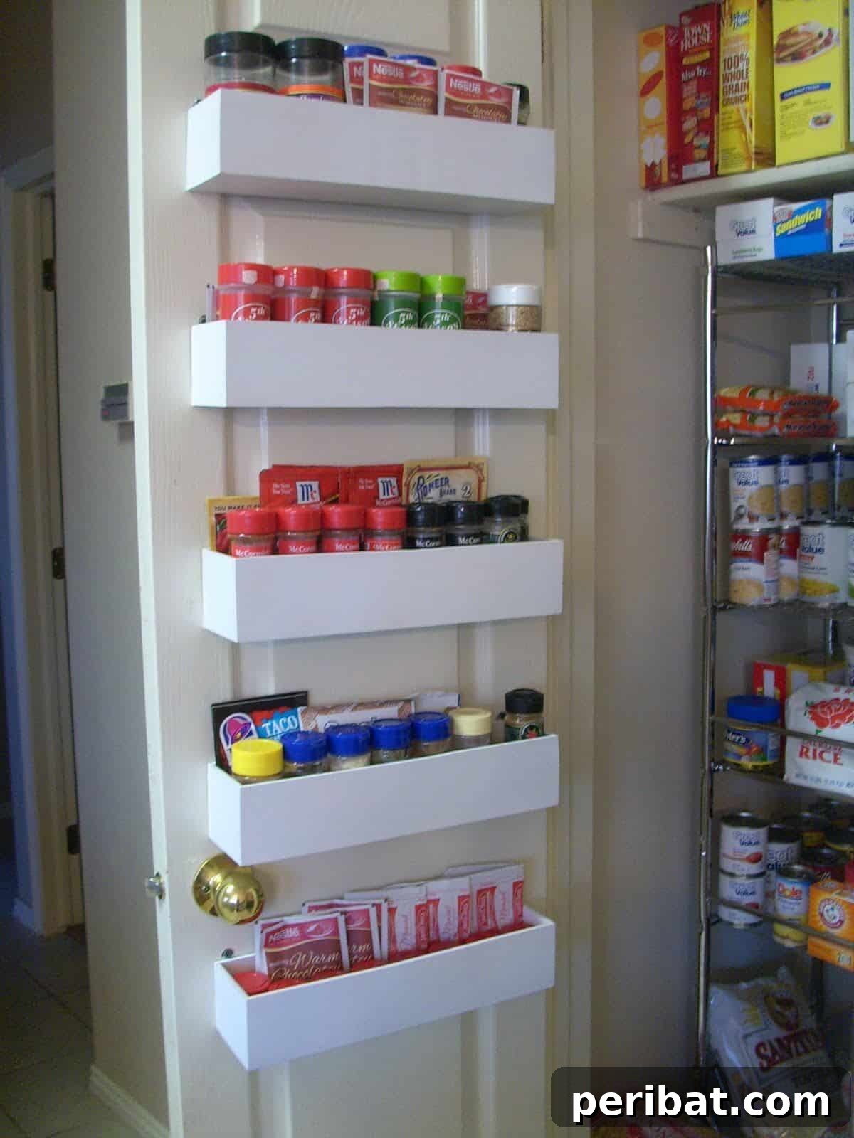 Spice Rack Mastery: 49 Projects and Products 31 Pantry Door Spice Racks
