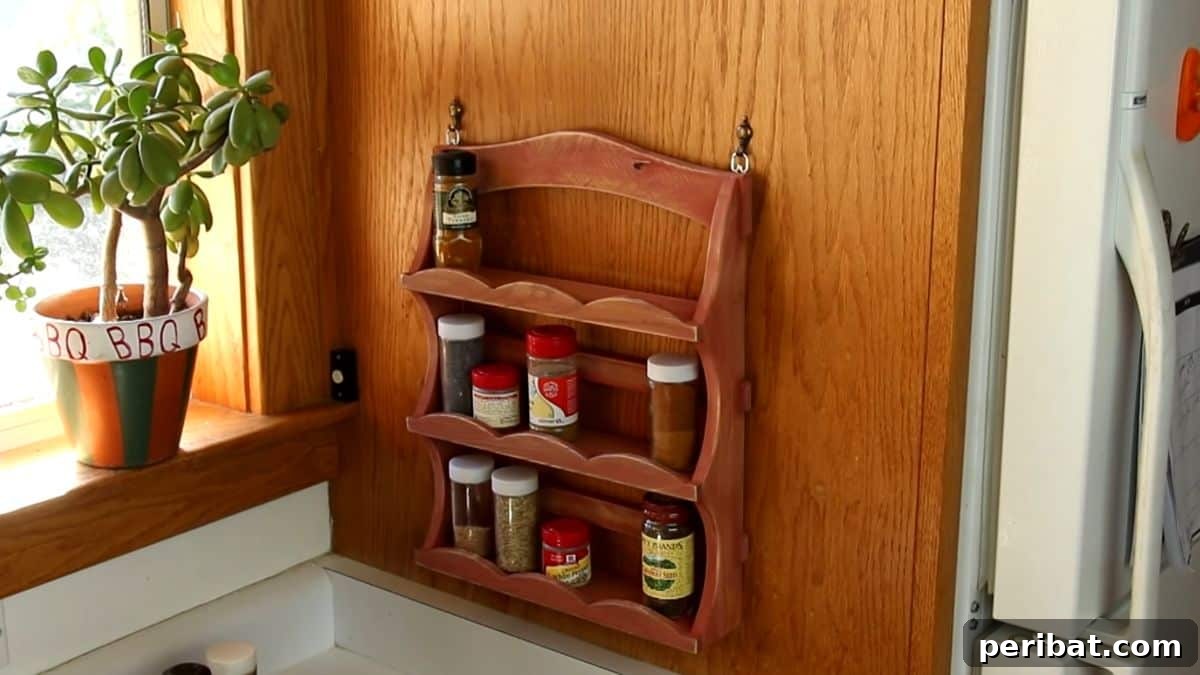 Spice Rack Mastery: 49 Projects and Products 37 DIY Country Spice Rack