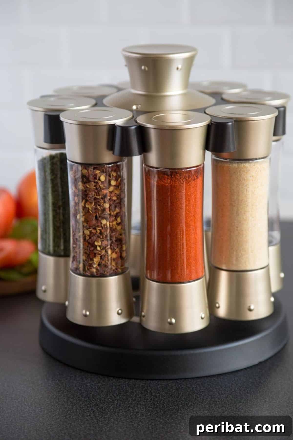 Spice Rack Mastery: 49 Projects and Products 38 Auto-Measure Spice Carousel