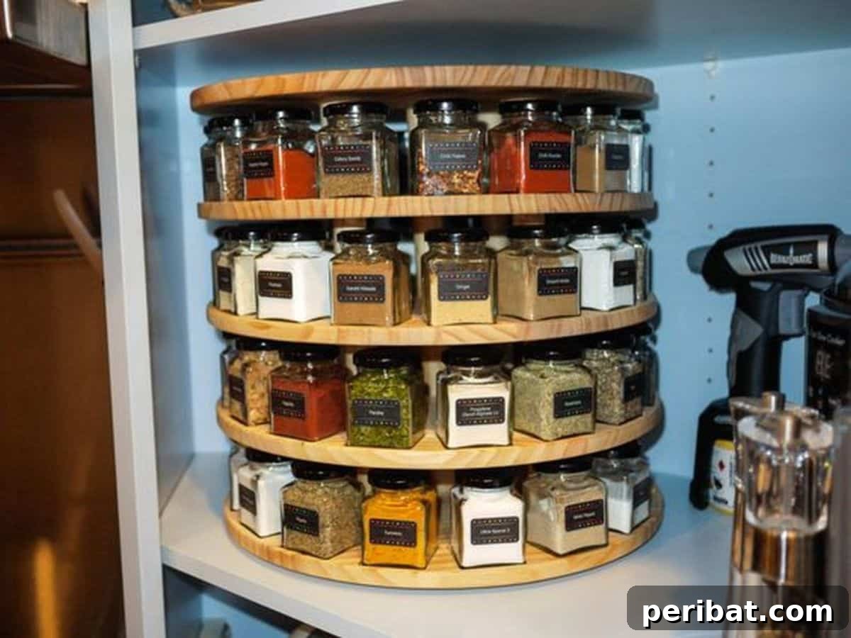 Spice Rack Mastery: 49 Projects and Products 40 Easy Access Spinning Spice Rack