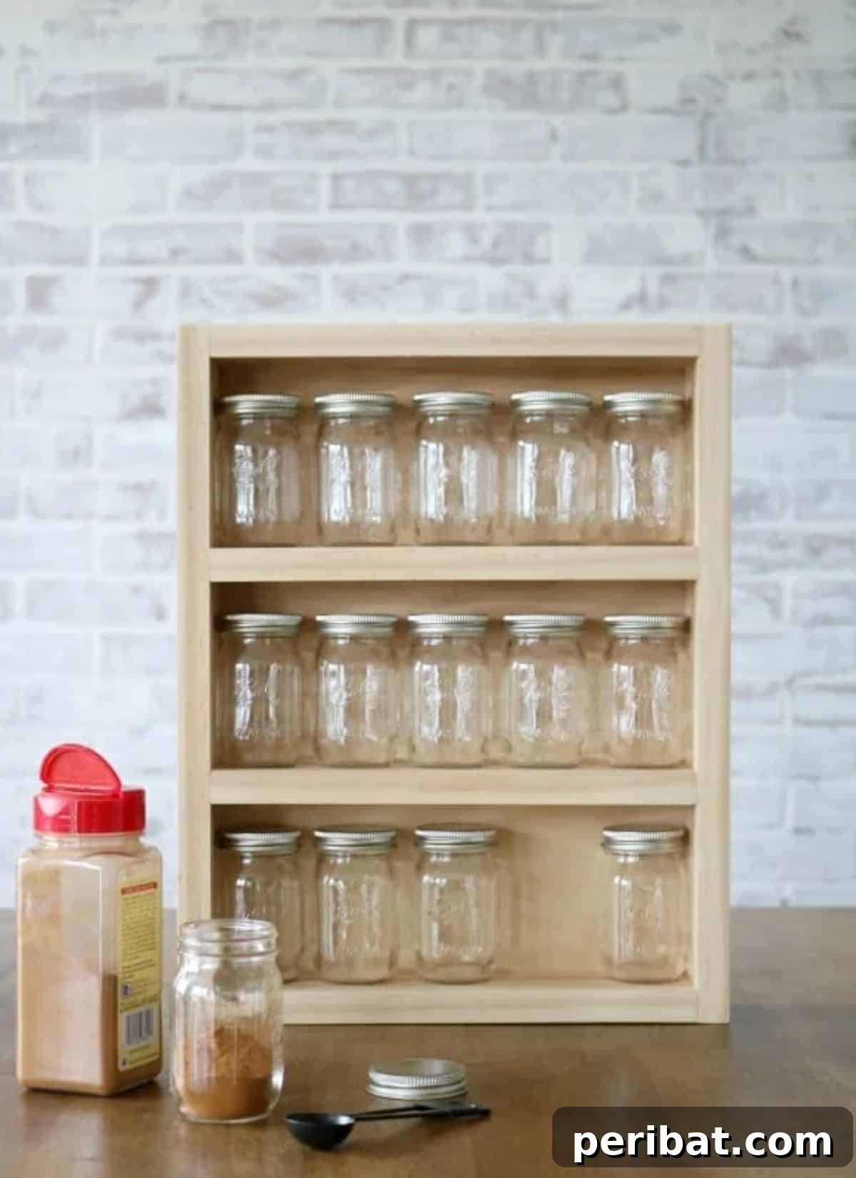 Spice Rack Mastery: 49 Projects and Products 42 DIY Mini Mason Jar Spice Rack