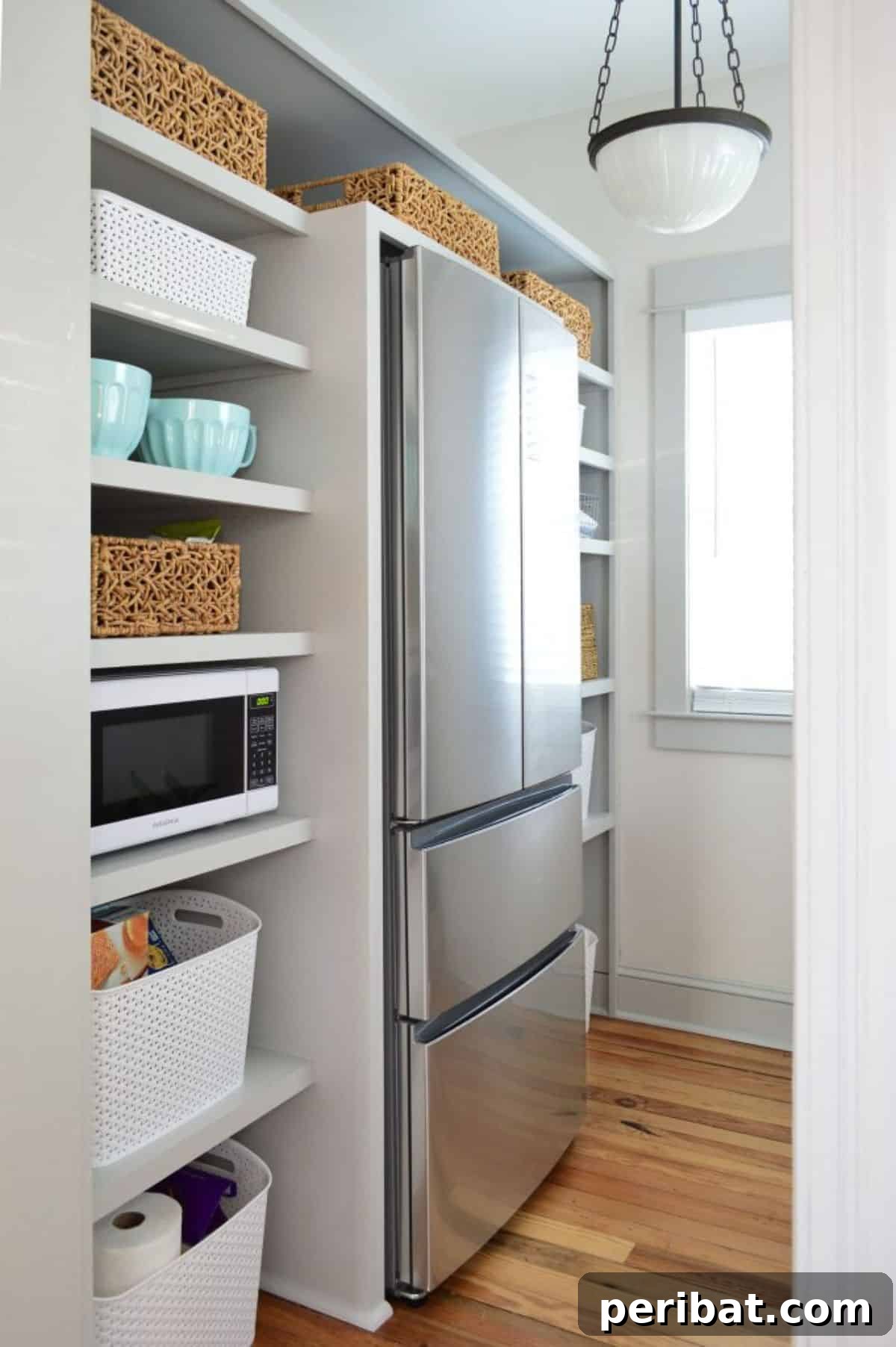 Transform Your Pantry: 45 Shelving Ideas and Creative Builds 11 Built-in Pantry Shelves
