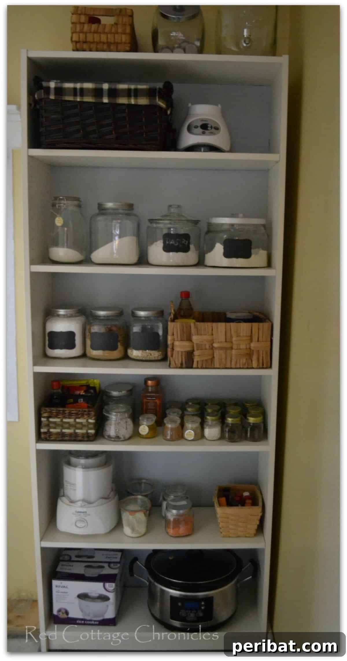 Transform Your Pantry: 45 Shelving Ideas and Creative Builds 27 Billy Bookcase Pantry