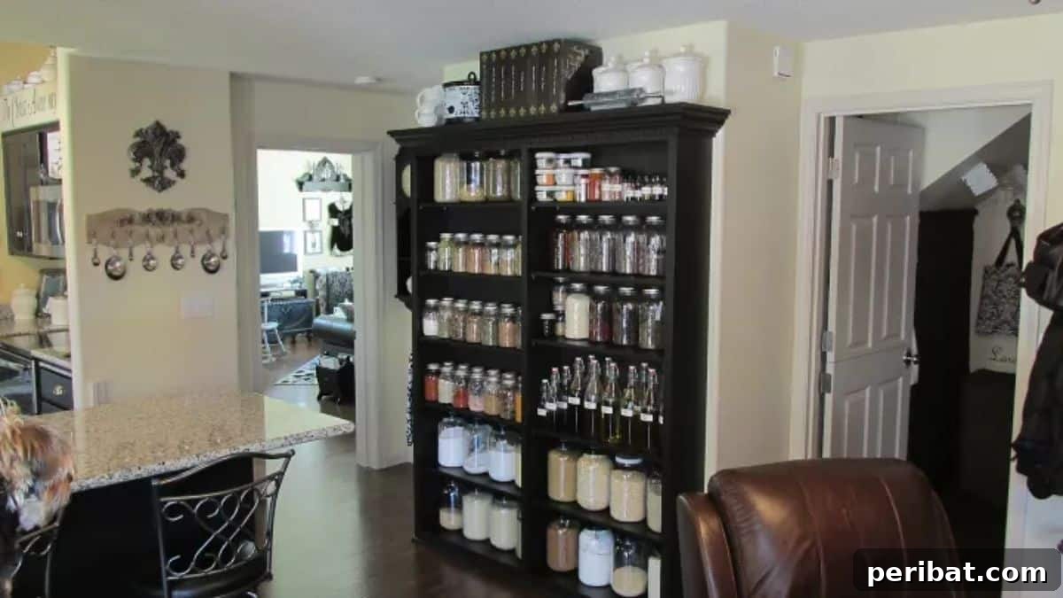Transform Your Pantry: 45 Shelving Ideas and Creative Builds 28 Slim Pantry Shelf