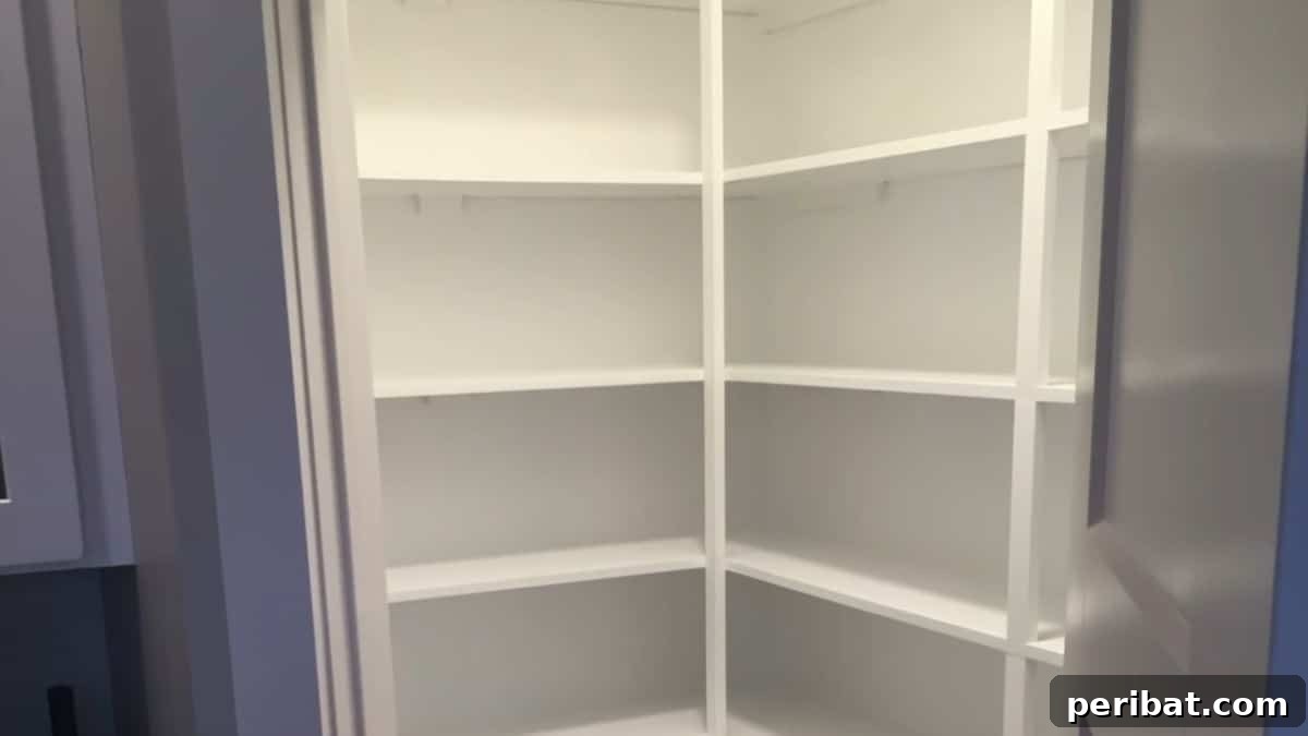 Transform Your Pantry: 45 Shelving Ideas and Creative Builds 37 DIY Walk-In Corner Pantry