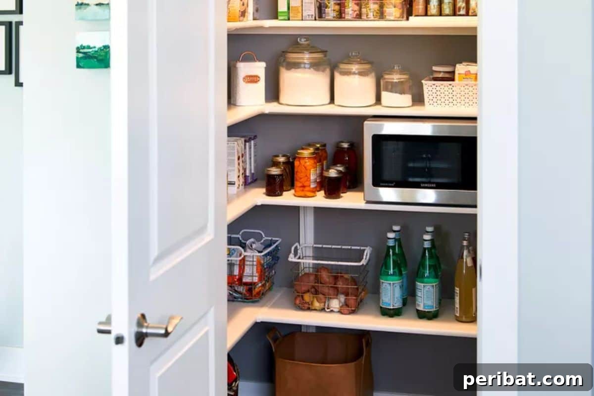 Transform Your Pantry: 45 Shelving Ideas and Creative Builds 47 DIY Custom Pantry Shelves