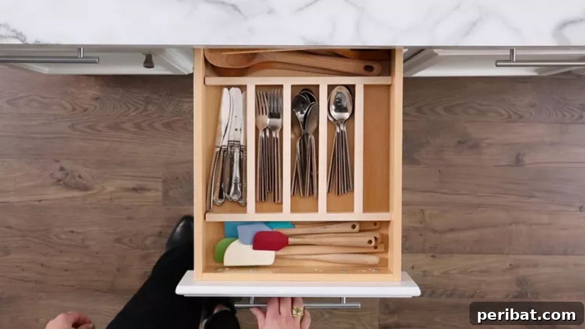 Master Your Kitchen Cabinets 47 Ways 13 DIY Drawer Dividers