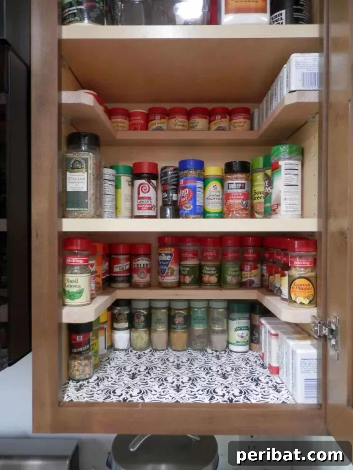 Master Your Kitchen Cabinets 47 Ways 19 DIY Spice Organizer