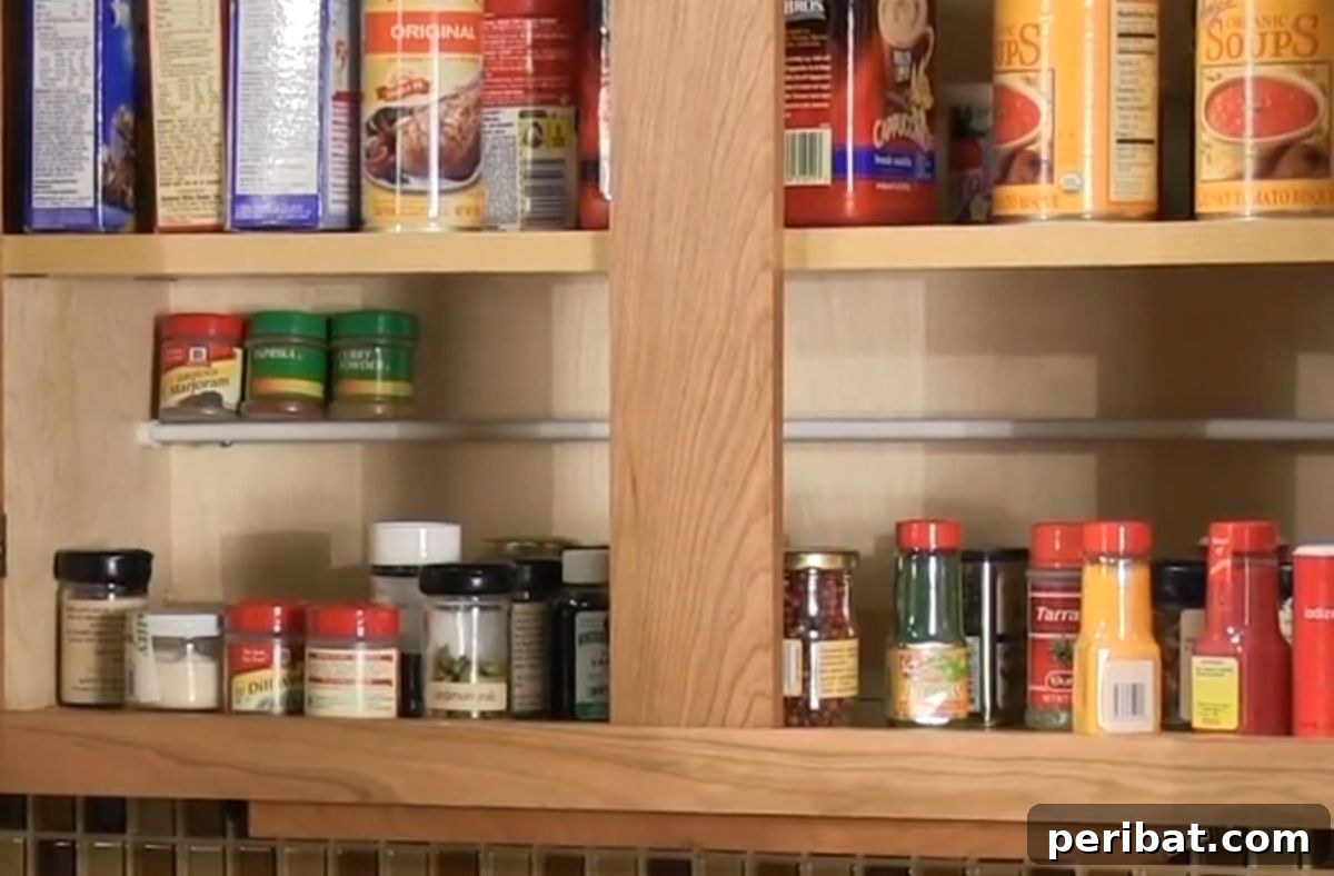 Master Your Kitchen Cabinets 47 Ways 7 DIY Curtain Rod Rack