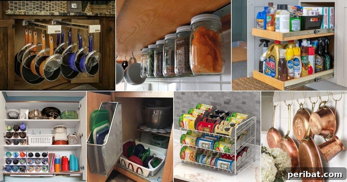 25 Clever DIY Cupboard Organization Hacks 2 25 Cupboard Storage Ideas and Products facebook image.