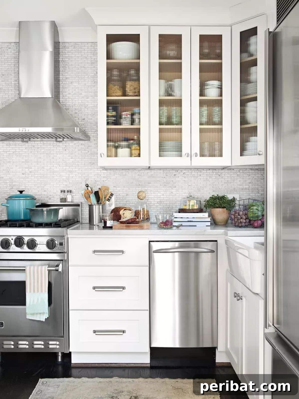 25 Clever DIY Cupboard Organization Hacks 14 DIY Glass Door Cabinets