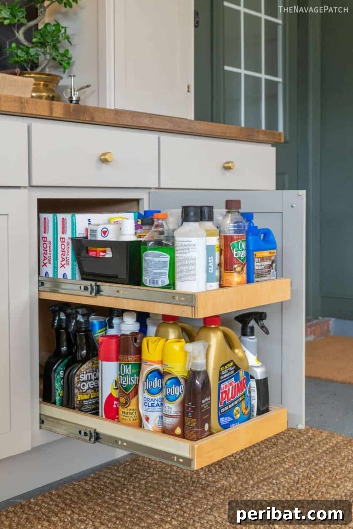 25 Clever DIY Cupboard Organization Hacks 6 DIY Sliding Shelves