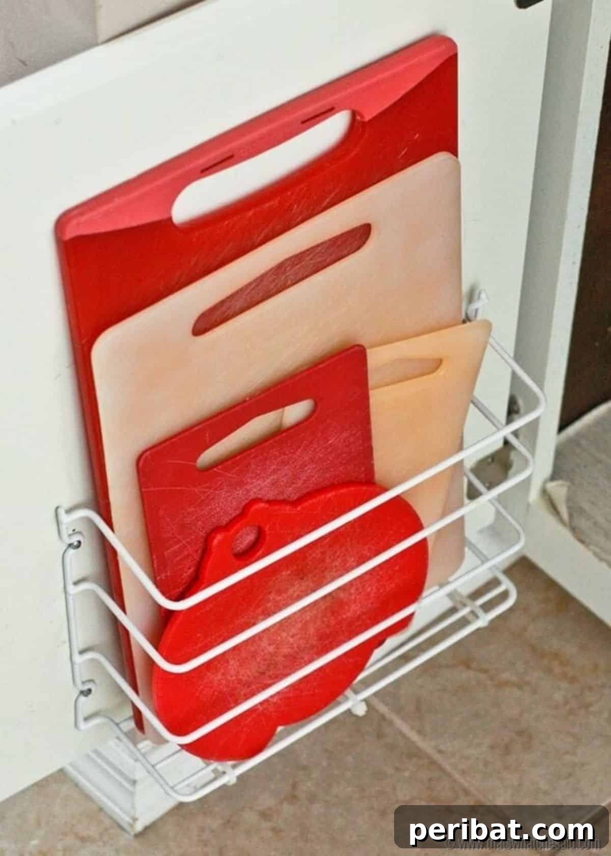 25 Clever DIY Cupboard Organization Hacks 8 DIY Cutting Board Storage