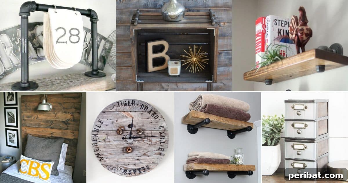 Factory Flair: 48 DIY Industrial Decor Projects 2 48 DIY Industrial Decor Ideas and Products facebook image.