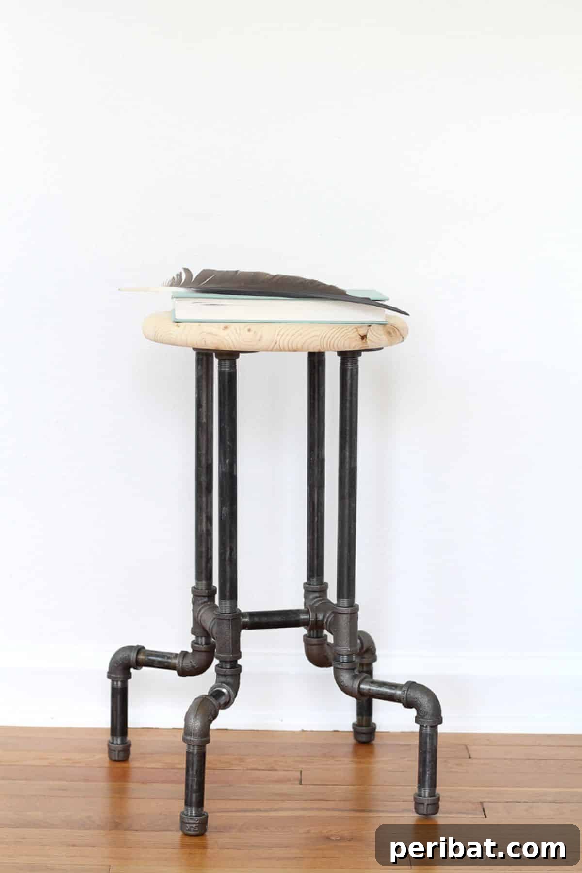 Factory Flair: 48 DIY Industrial Decor Projects 11 DIY Industrial Pipe Stools