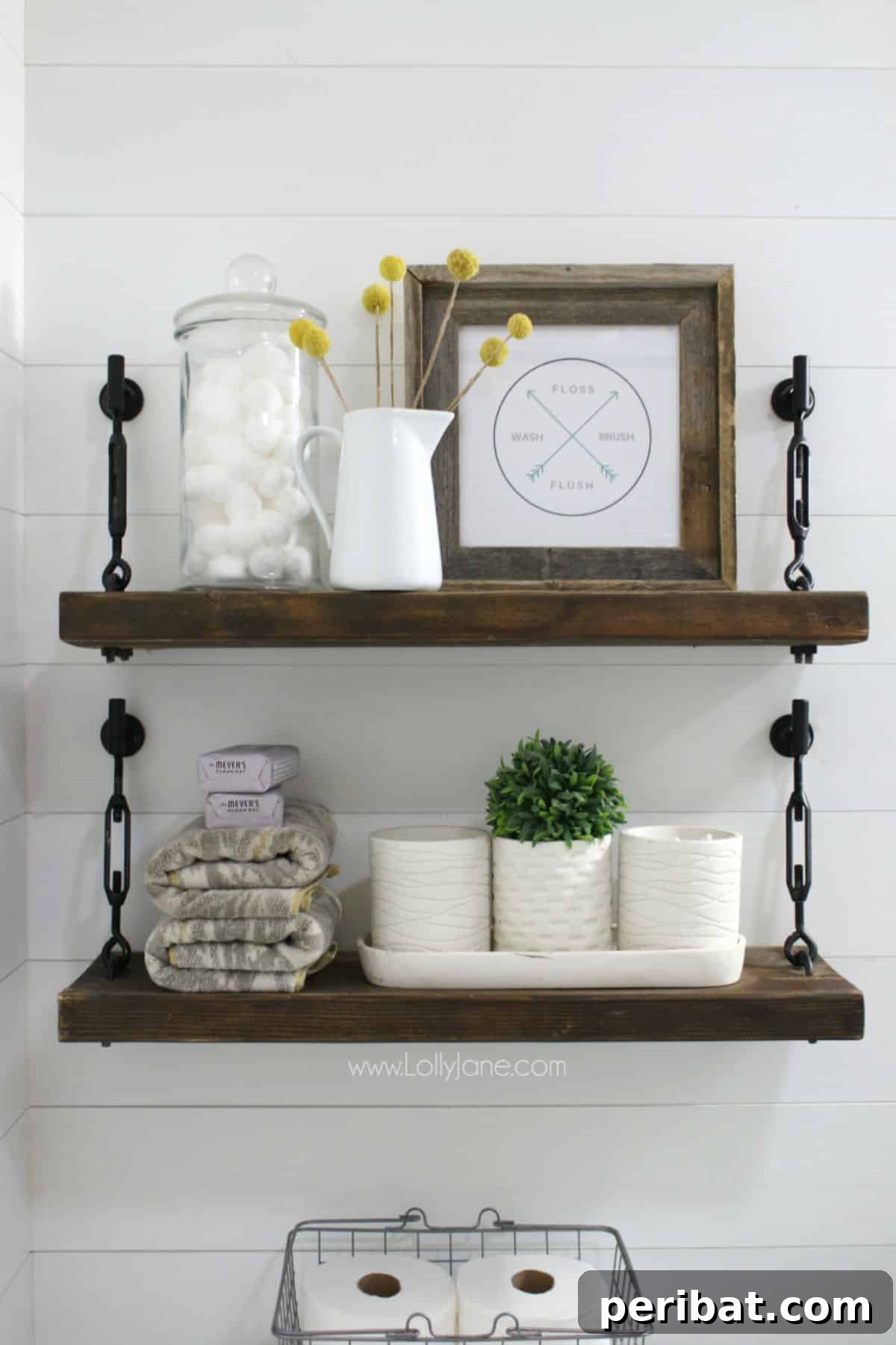 Factory Flair: 48 DIY Industrial Decor Projects 12 IY Turnbuckle Shelf