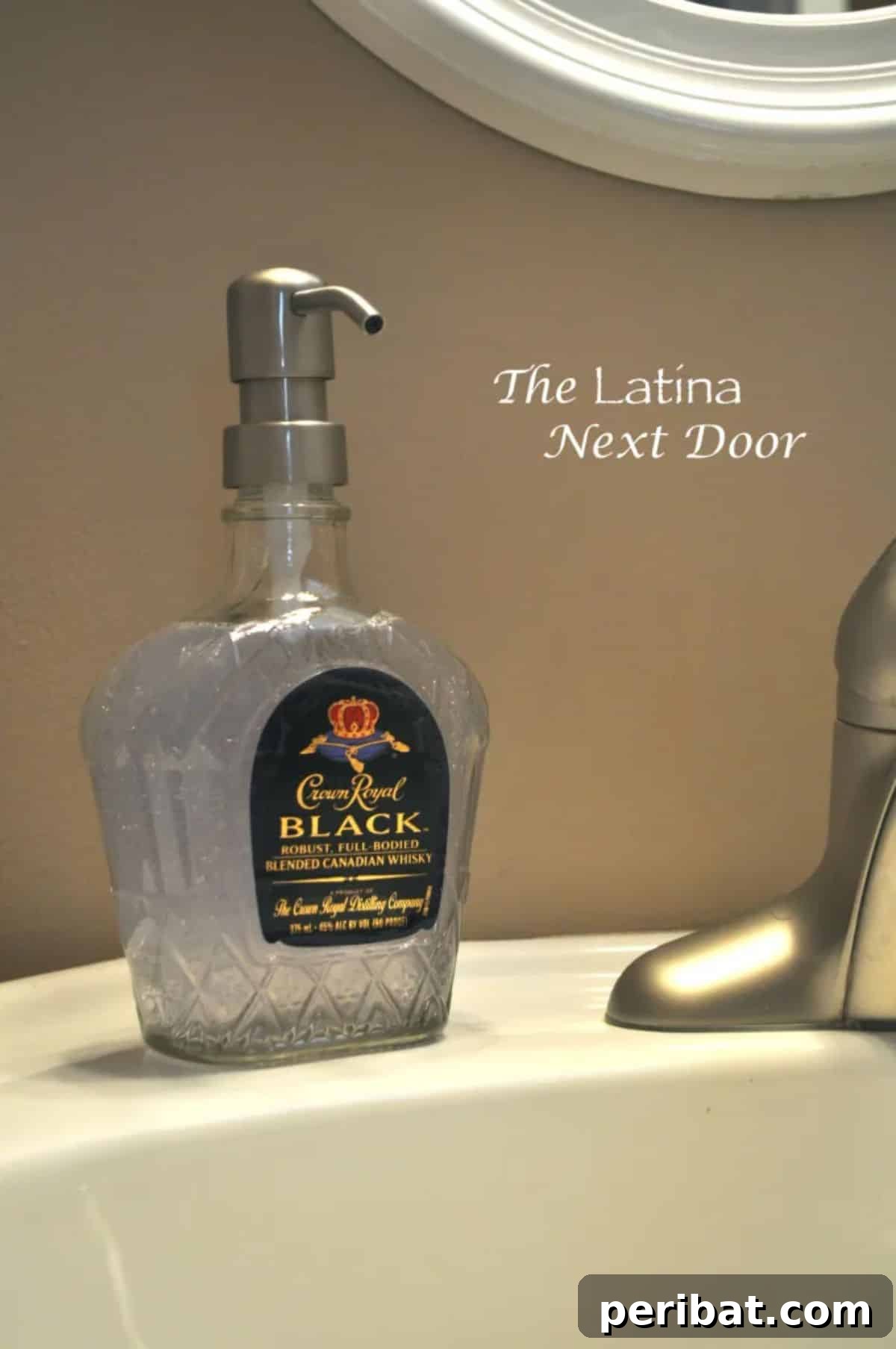 Factory Flair: 48 DIY Industrial Decor Projects 14 DIY Liquor Bottle Soap Dispenser