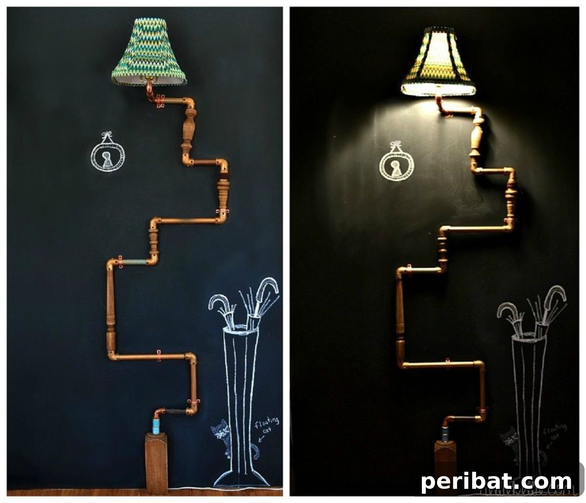 Factory Flair: 48 DIY Industrial Decor Projects 23 DIY Pipe Lamp