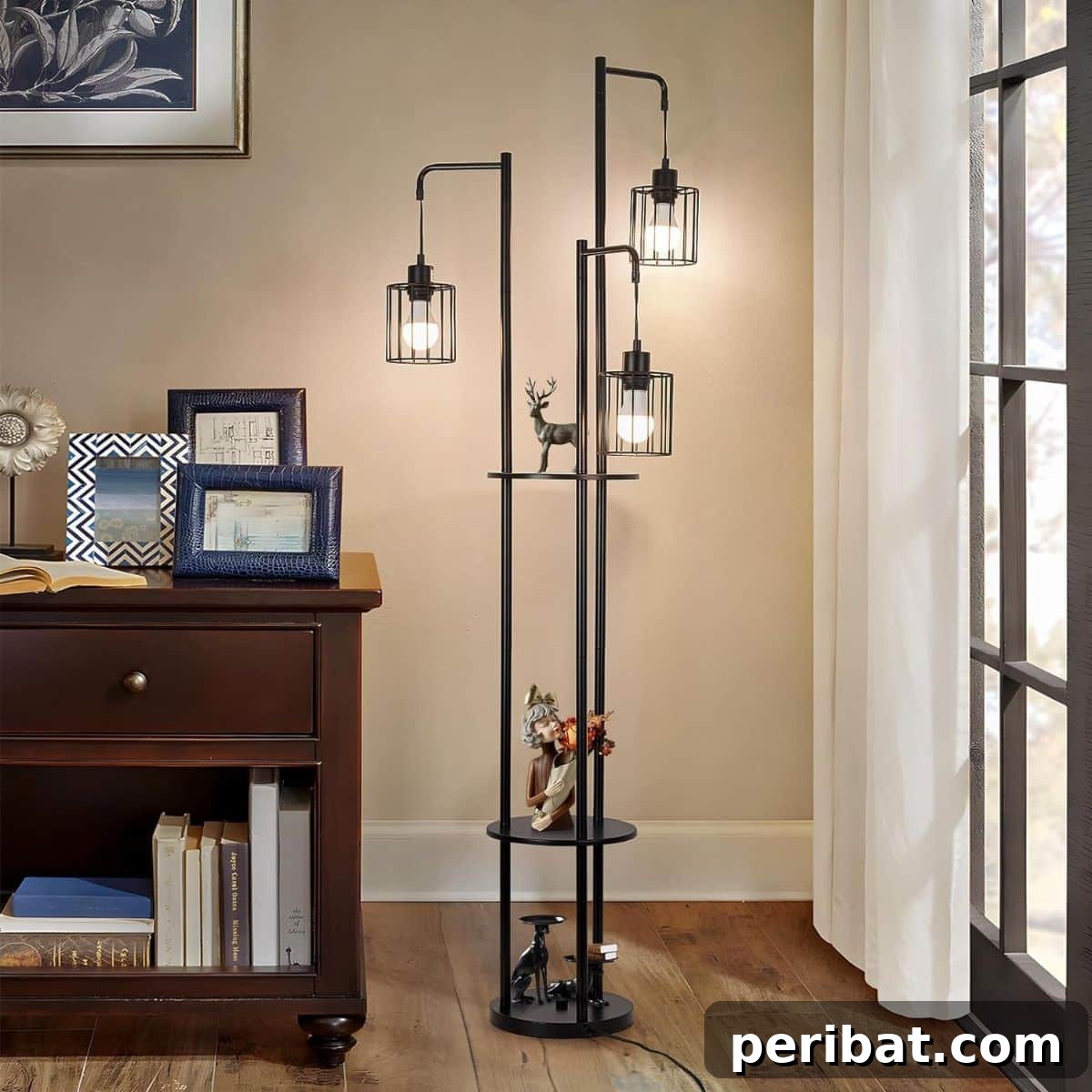 Factory Flair: 48 DIY Industrial Decor Projects 27 Dimmable Industrial Floor Lamp
