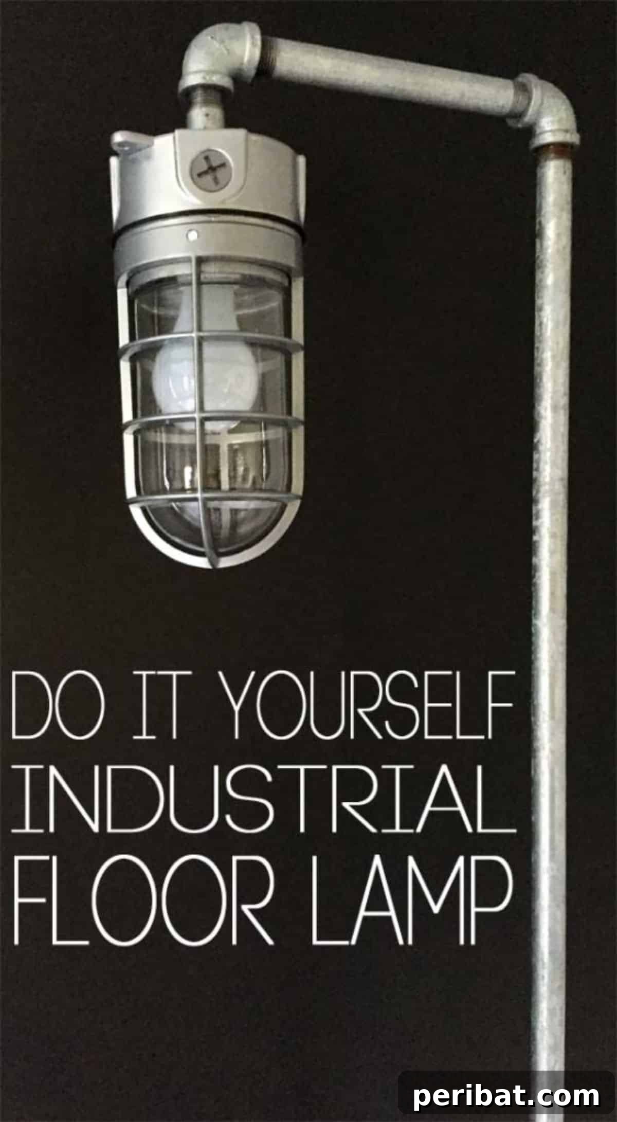 Factory Flair: 48 DIY Industrial Decor Projects 35 DIY Industrial Floor Lamp