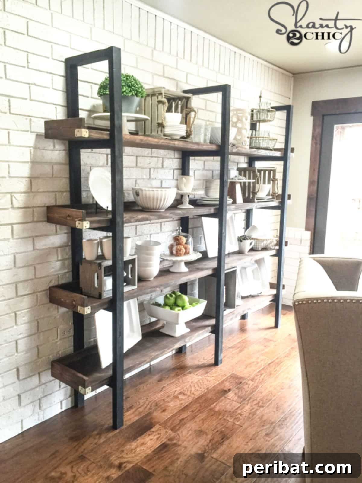 Factory Flair: 48 DIY Industrial Decor Projects 36 DIY Industrial Plate Rack