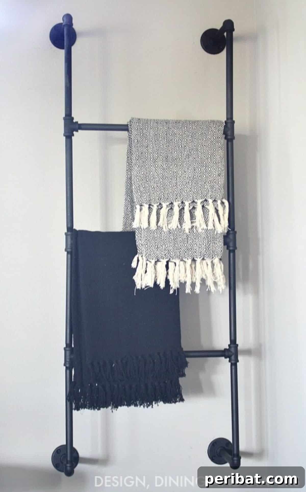 Factory Flair: 48 DIY Industrial Decor Projects 45 DIY Decorative Ladder