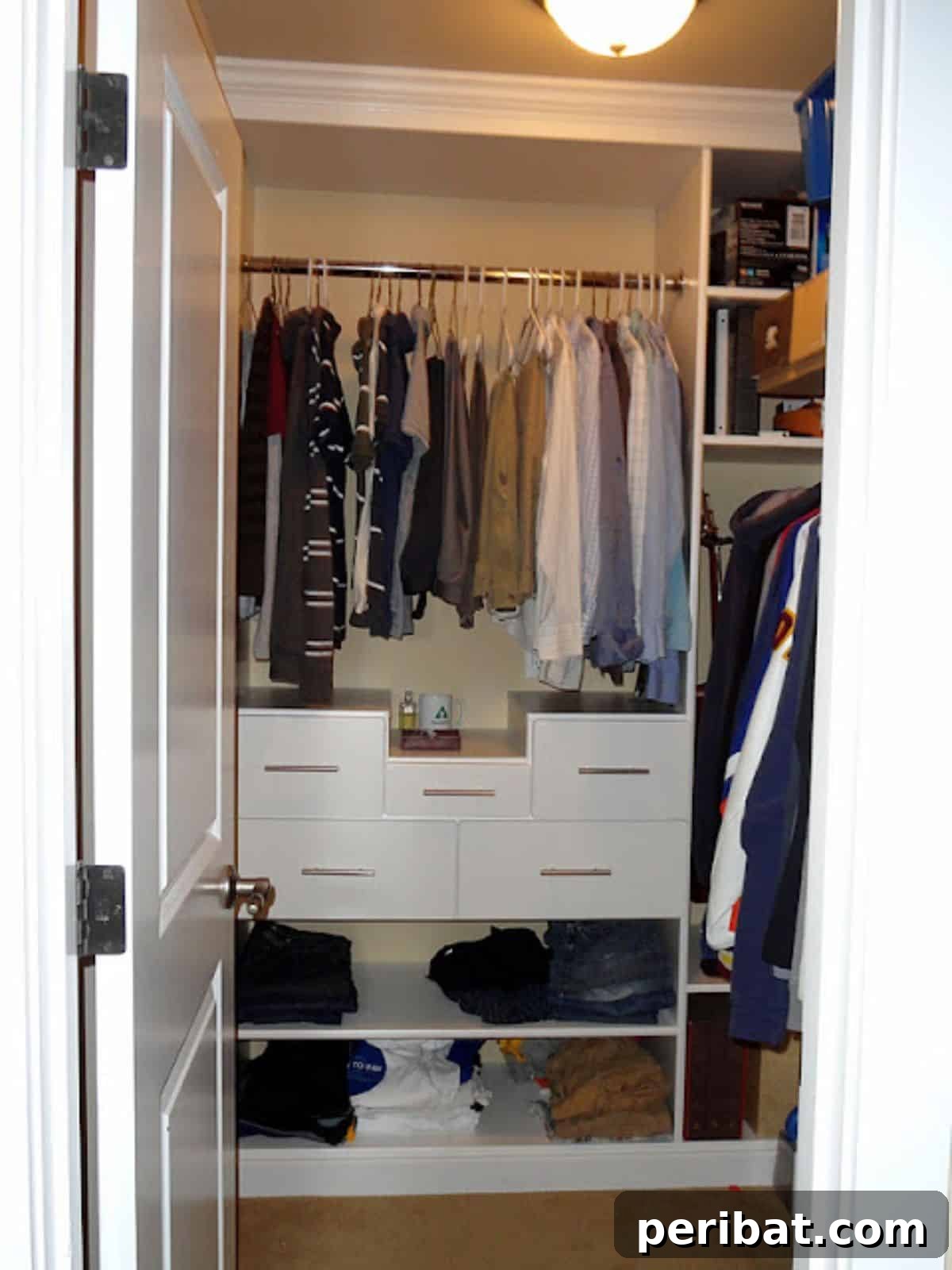 DIY Closet Built-Ins for custom storage