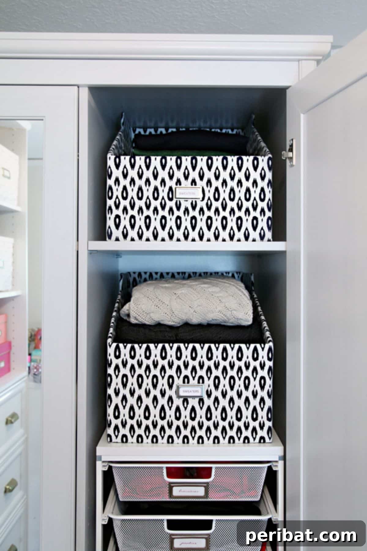 DIY Sweater Boxes for smooth storage
