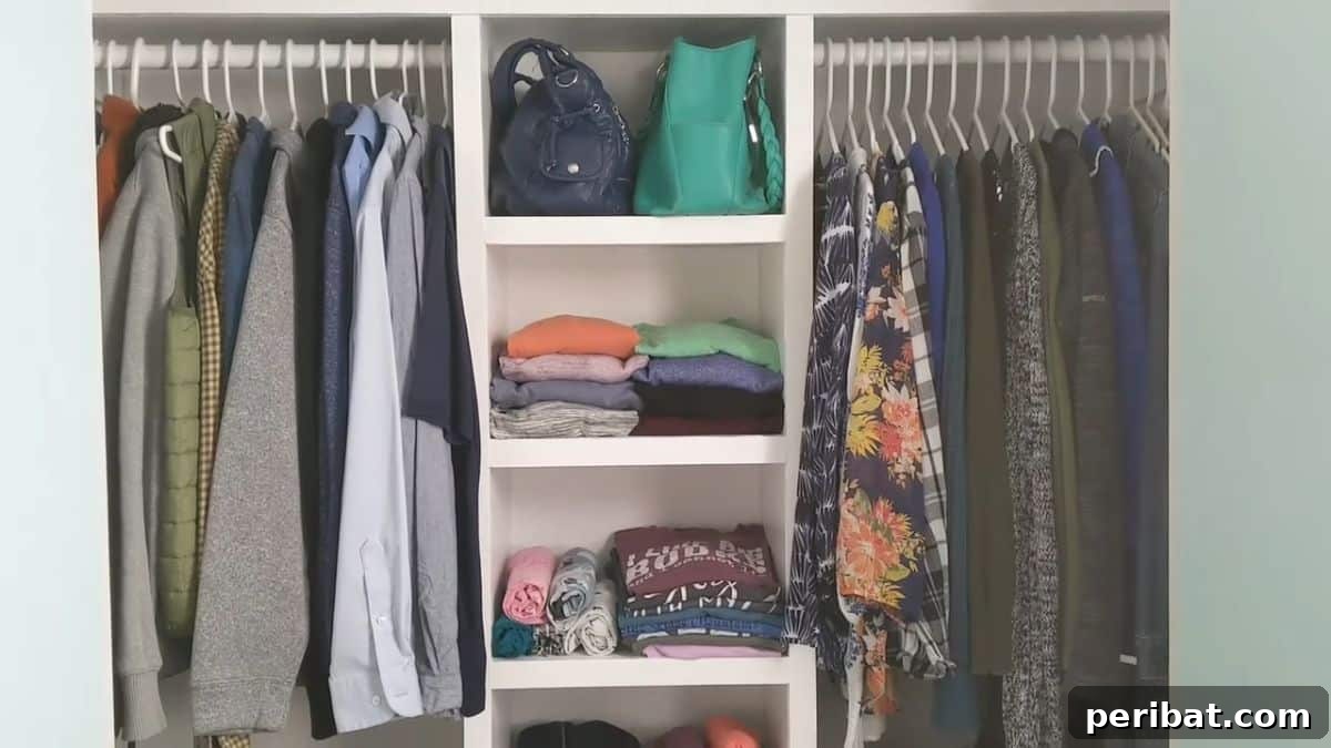 DIY Closet Organizer for cheap, budget-friendly