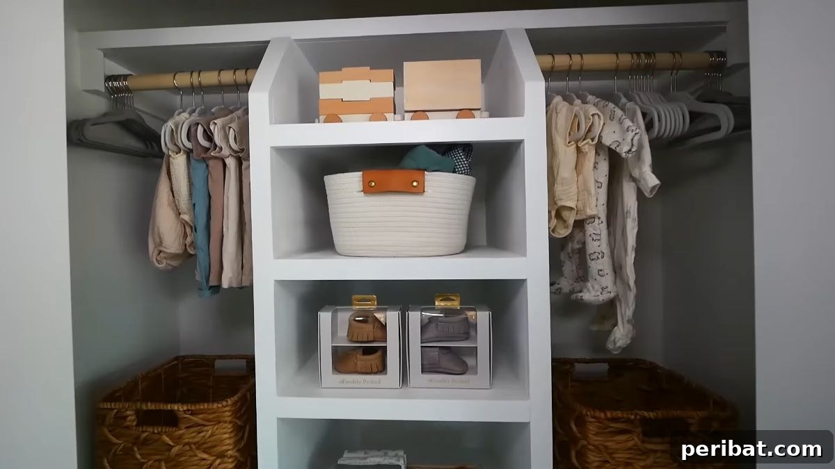 DIY Built-in Closet Organizer without miter cuts