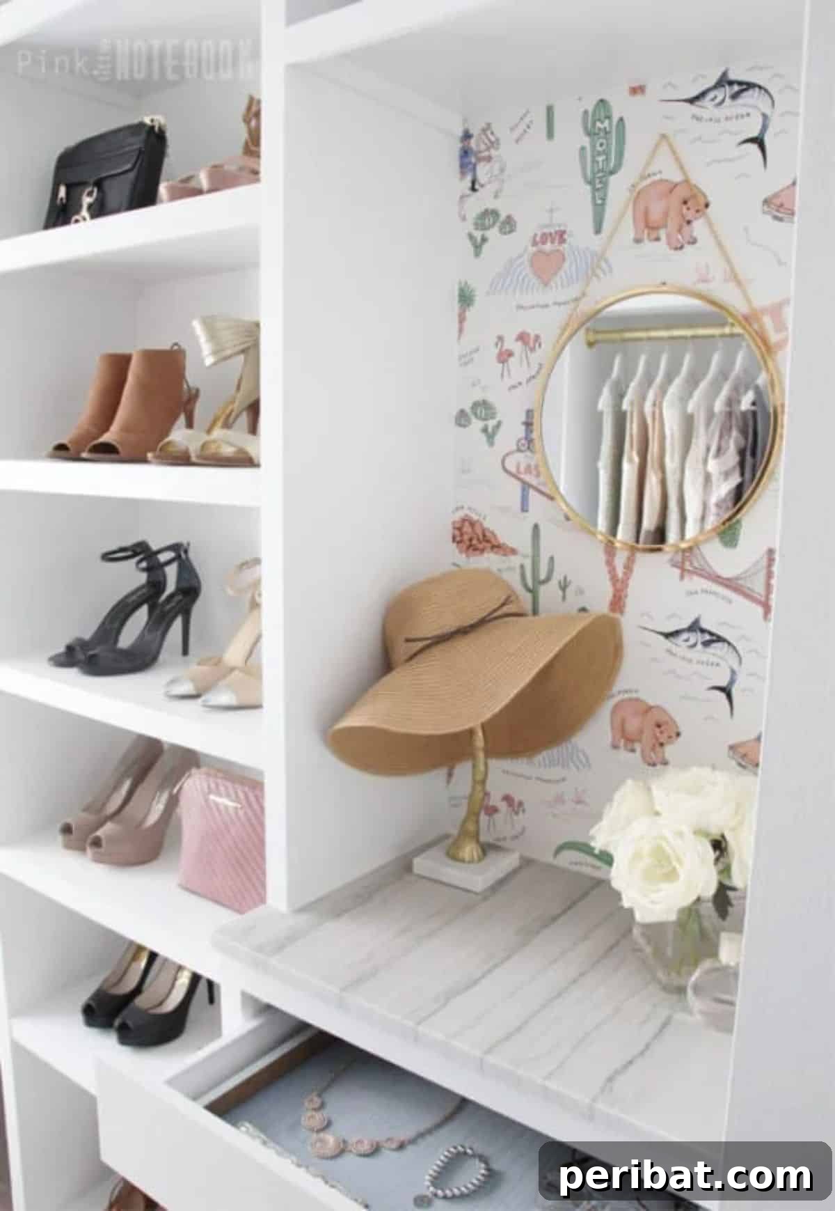 DIY Closet Organizer for a builder basic closet upgrade