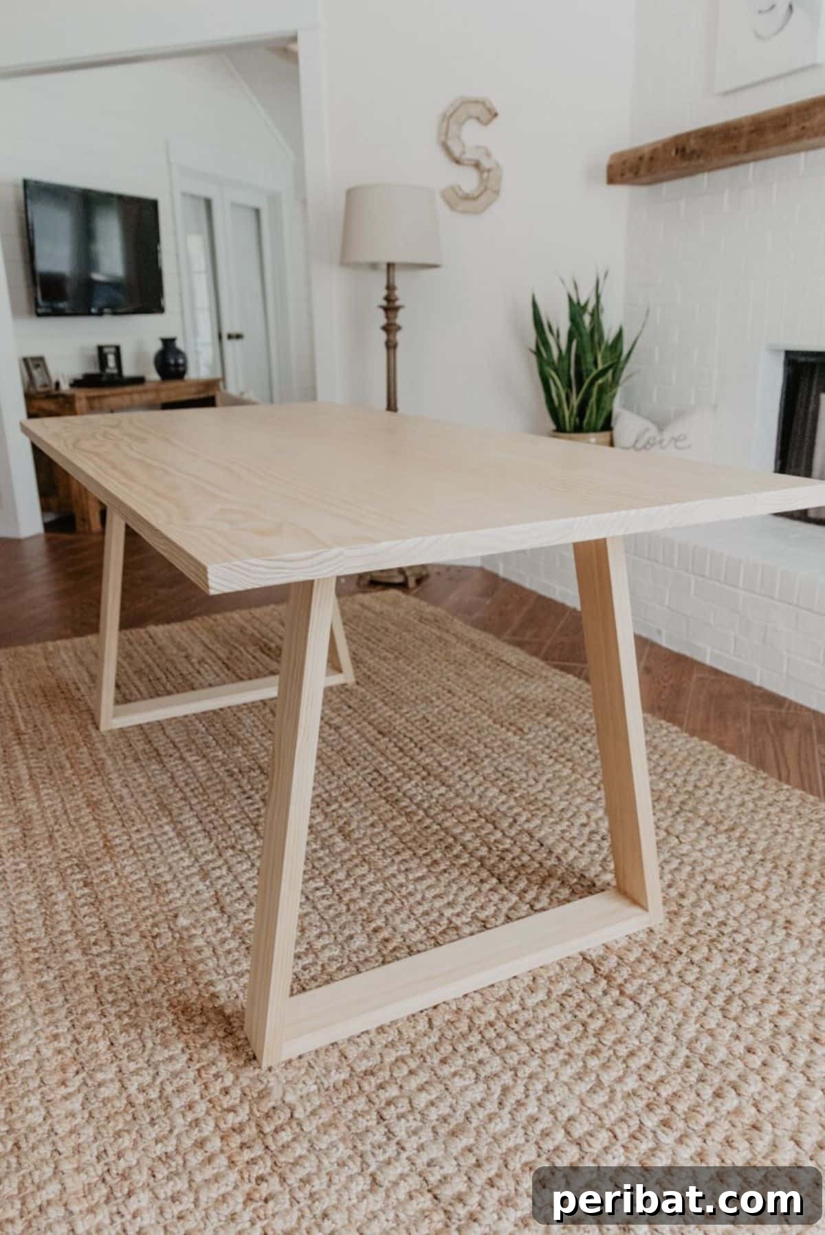 47 Stylish DIY Projects to Modernize Your Home 11 DIY Modern Dining Table. A sleek centerpiece for gatherings.