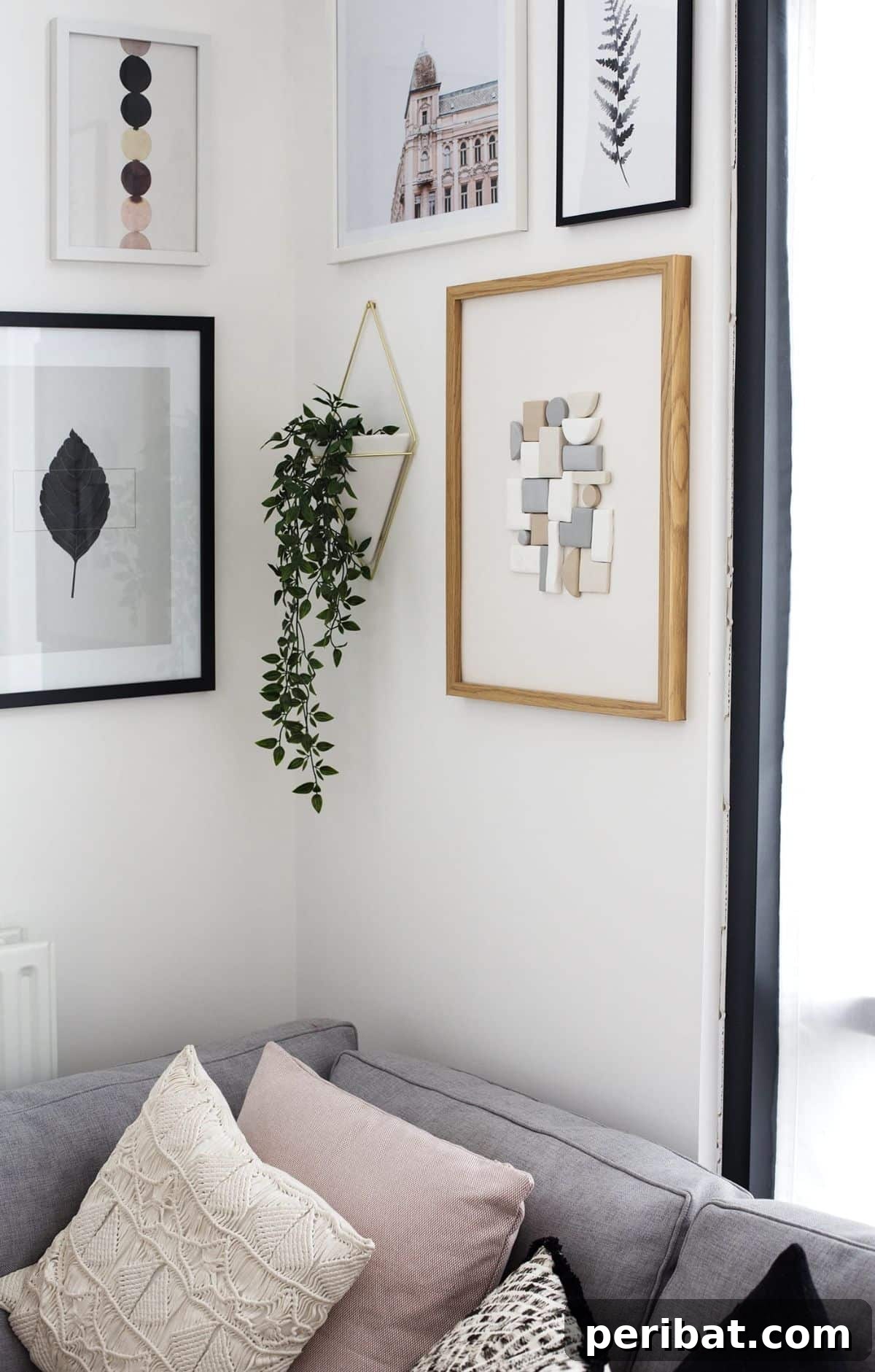 47 Stylish DIY Projects to Modernize Your Home 19 DIY 3D Minimal Wall Art. Geometric interest for modern rooms.