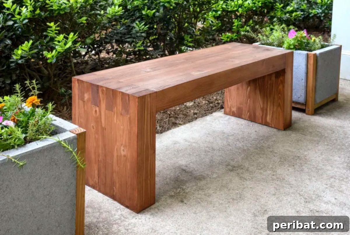 47 Stylish DIY Projects to Modernize Your Home 36 DIY Outdoor Bench Inspired By Williams Sonoma. Stylish and durable patio seating.