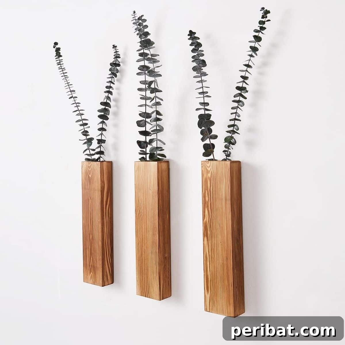 47 Stylish DIY Projects to Modernize Your Home 43 Mokof 3 Pack Wall Planters for Indoor Plants. Minimalist wooden decor for greenery.