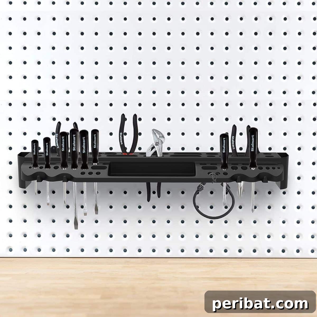Wall-Mountable Workshop Tool Storage Shelf