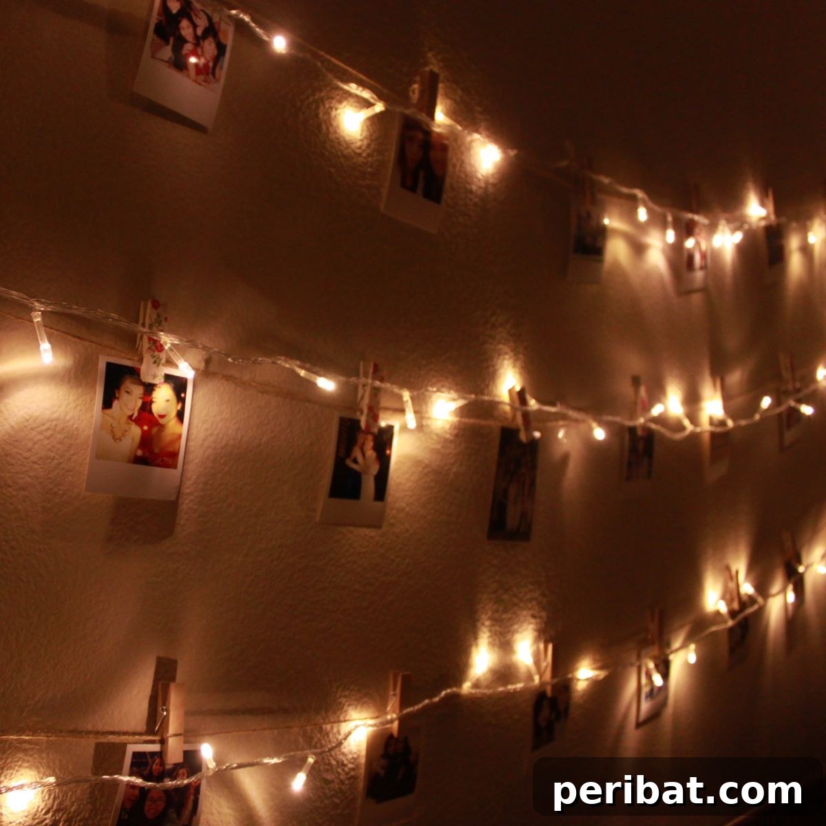 26 Inspiring DIY Photo Collage Ideas & Creations 20 Polaroid Wall String Lights