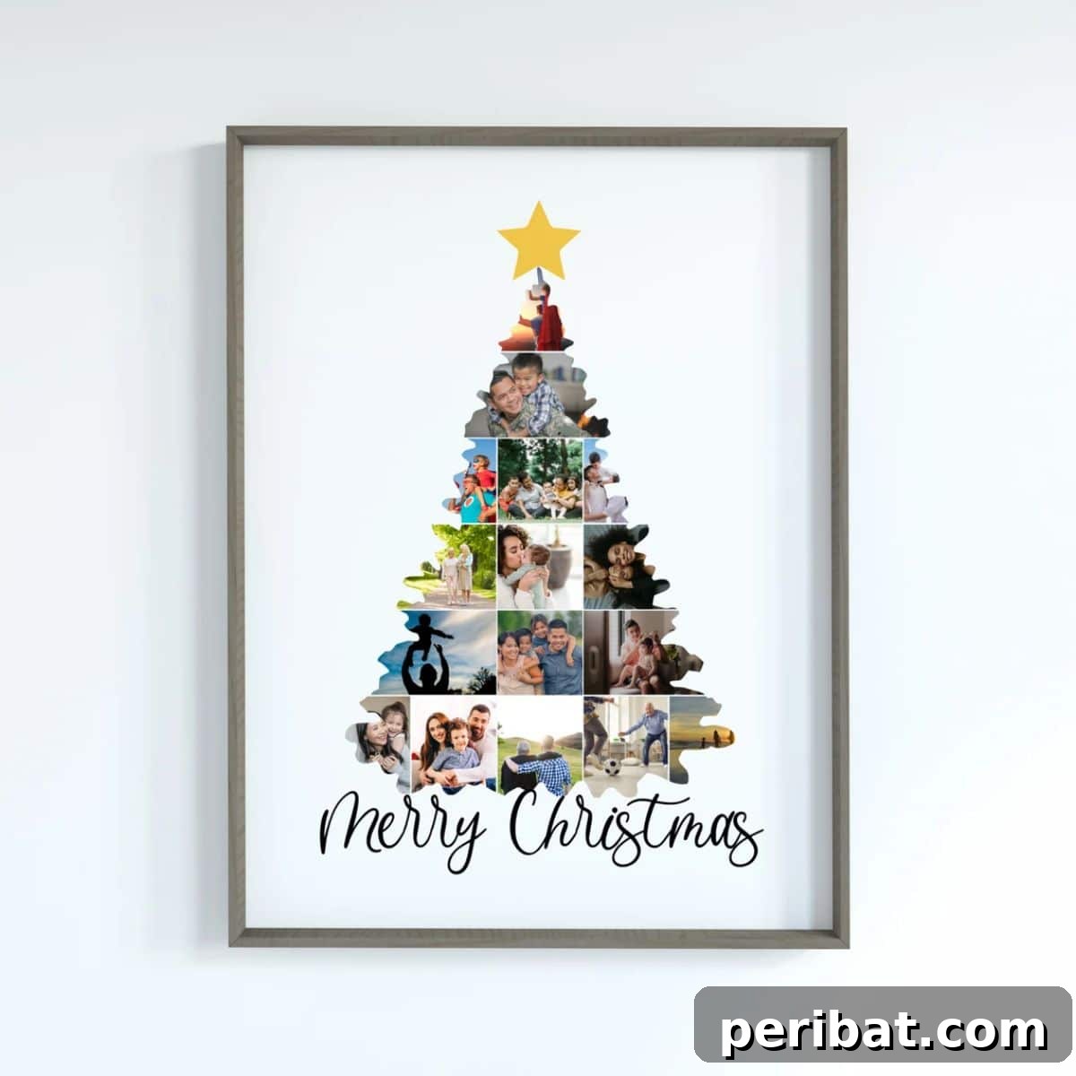 26 Inspiring DIY Photo Collage Ideas & Creations 28 Christmas Tree-Shaped Collage