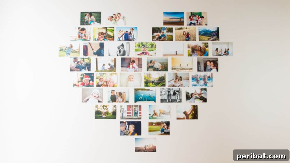 26 Inspiring DIY Photo Collage Ideas & Creations 10 Mini Heart photo Collage