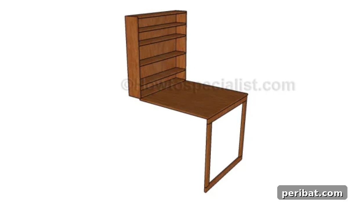 Drop-Down Desk
