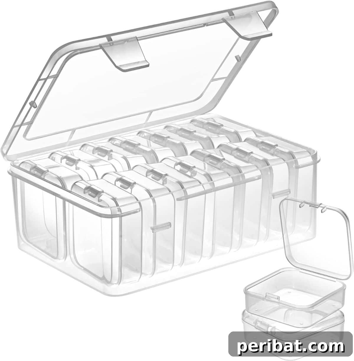 Transparent Bead Box Organizers