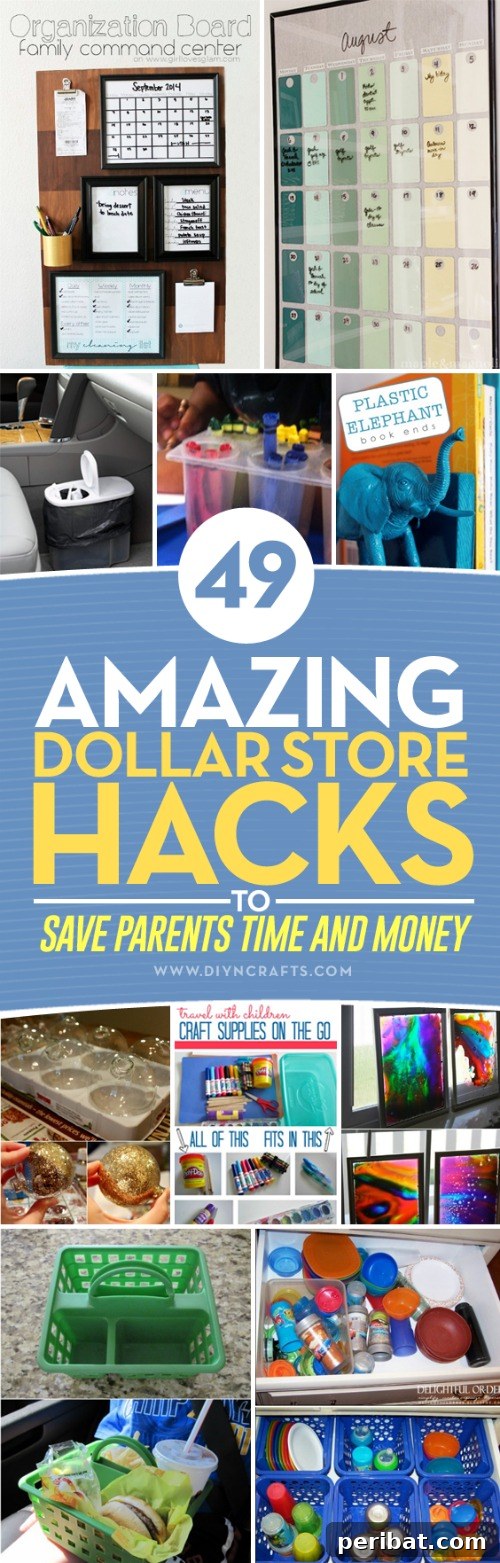 49 Amazing Dollar Store Hacks To Save Parents Time and Money
