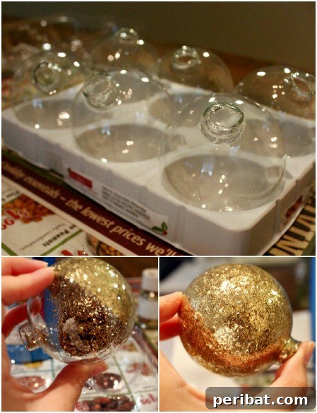 DIY Glitter Ornaments