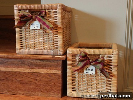 Basket Storage for Stairs