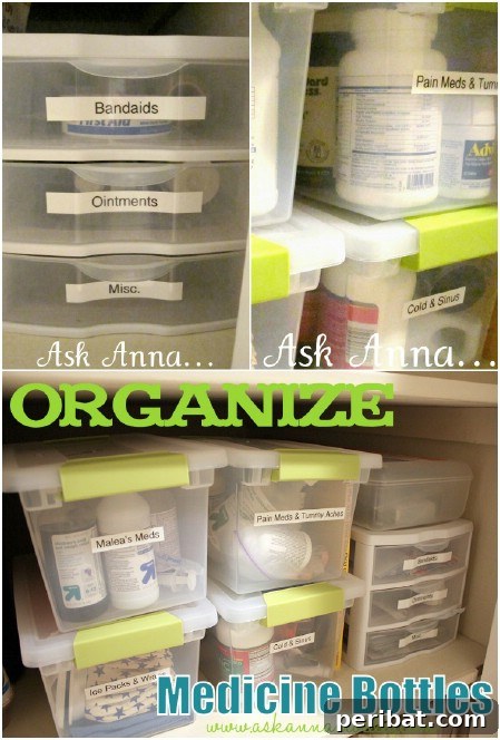 Organize the Medicine Cabinet